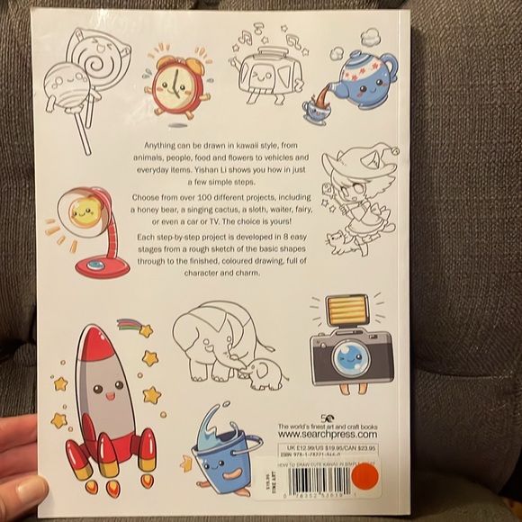 EUC How to draw Cute Kawaii in Simple Steps large softcover book - Picture 2 of 7